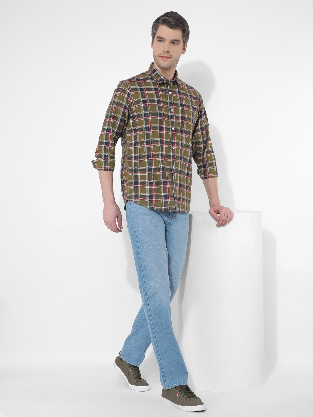 Numero Uno Men Solid Blue Jeans